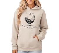 Sassy Souls He Is Jesus Cross Christianity Religion Womens Graphic Hoodie Sweatshirt Spiritual Design Ladies Pullover 3XL (26-28) Sand