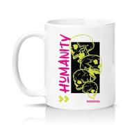Sassy Souls Humanity is A Trait that Every Human Being On The Face of This Earth Should Have 11oz Ceramic Novelty Mug Dark Humour Tea Coffee Cup White