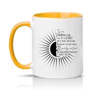 Sassy Souls If We Confess Our Sins He is Faithful and Just and Will Forgive Us Our Sins and Purify Us from All Unrighteousness 1 John 1 9 11oz Ceramic Novelty Mug Golden Yellow