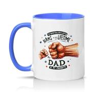 Sassy Souls Ive Been Called A Lot of Names in My Lifetime But Dad is My Favorite Mens 11oz Ceramic Novelty Mug Dad Appreciation Tea Coffee Cup Blue