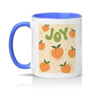 Sassy Souls Joy The Joy of The Lord is Your Strength Nehemiah 8 10 11oz Ceramic Novelty Mug Bible Verse Christian Faith Tea Coffee Cup Gift Blue