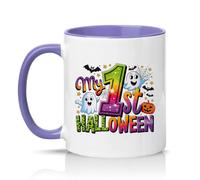 Sassy Souls My 1st Halloween 11oz Ceramic Novelty Mug Baby First Halloween Tea Coffee Cup Gift Light Purple