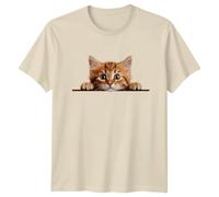 Sassy Souls Peeking Ginger Kitten T-Shirt Ginger Kitten Cats 2026 Birthday for Him and Her