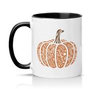 Sassy Souls Pumpkin Spice Fall Cozy Give Thanks October Autumn Apples 11oz Ceramic Novelty Mug Seasonal Autumn Tea Coffee Cup Gift Black