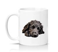 Sassy Souls Resting Puppy Dog 11oz Ceramic Novelty Mug Cockapoo Labradoodle Dog Lover Tea Coffee Cup Gift White