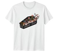 Sassy Souls Rip Gender Roles Gender Equality Social Justice Mens Womens Graphic Tee Unisex T-Shirt Coffin Flowers Design Equality Advocate Apparel L White