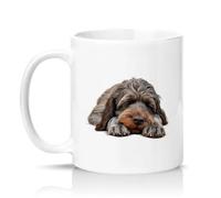 Sassy Souls Sleeping Shaggy Dog 11oz Ceramic Novelty Mug Cockapoo Labradoodle Pet Lovers Tea Coffee Cup White