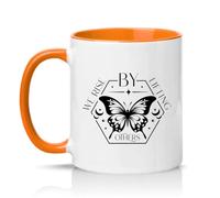 Sassy Souls We Rise By Lifting Others 11oz Ceramic Novelty Mug Kindness Inspirational Tea Coffee Cup Gift Orange