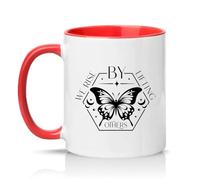 Sassy Souls We Rise By Lifting Others 11oz Ceramic Novelty Mug Kindness Inspirational Tea Coffee Cup Gift Red