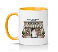 Sassy Souls When in Doubt Go to The Bookstore 11oz Ceramic Novelty Mug Bookstore Lover Book Lovers Tea Coffee Cup Gift Golden Yellow