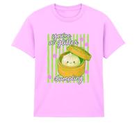 Sassy Souls Youre A Glitter Dumpling Girls T-Shirt Dumpling Food Birthday Present for Daughter 5-6 Years Light Pink