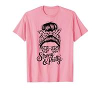 Sassy Strong & Pretty Mud Run Girls Gym Wellness Sisters Mom T-Shirt