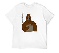 Sassy The Sasquatch Smoke Big LEZ Show Retro T Shirt White L