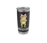 Sassy Toad Pink Bow Jesus Thinks I' Delight Stainless Steel Insulated Tumbler