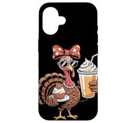 Sassy Turkey Pumpkin Spice Pie Thanksgiving Case for iPhone 16