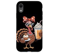 Sassy Turkey Pumpkin Spice Pie Thanksgiving Case for iPhone XR