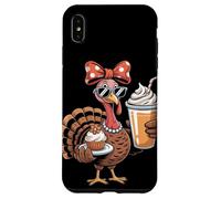 Sassy Turkey Pumpkin Spice Pie Thanksgiving Case for iPhone XS Max