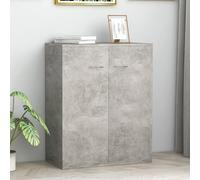 sassy wooden sideboard with 2 doors in concrete effect