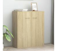 sassy wooden sideboard with 2 doors in sonoma oak