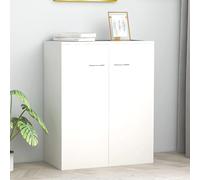 sassy wooden sideboard with 2 doors in white