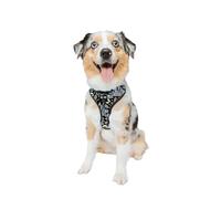 Sassy Woof Dog Adjustable Harness - Batman™ - M, Breathable Mesh, No Pull Design with Two D-Rings, Patented Design, Perfect for Medium Dogs - Officially Licensed