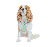 Sassy Woof Dog Adjustable Harness - Polly Pocket™ - S, Breathable Mesh, No Pull Design with Two D-Rings, Perfect for Small Dogs and Puppies - Officially Licensed