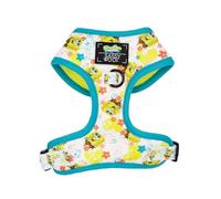 Sassy Woof Dog Adjustable Harness - Spongebob Squarepants™ Bikini Bottom - S, Breathable Mesh, No Pull Design with Two D-Rings, Perfect for Small Dogs and Puppies - Officially Licensed