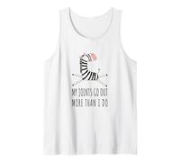 Sassy Zebra - My Joints Go Out Without Me Tank Top