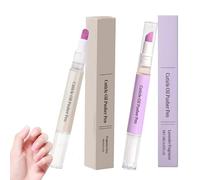 Sassytip Cuticle Pusher Oil Pen, 2 in 1 Cuticle Remover Nail Oil Pen with Lavender Scents, Sassytip Cuticle Oil Pen with Natural Ingredients, Nail Oil Cuticle for Repairing Dry Nail (Set 2)