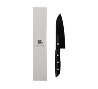 SASUGA Lightweight Japanese Chef’s Knife, Santoku Classic All Purpose Knife, Made in Japan, Molybdenum-Vanadium Stainless Steel, Rust-Resistant Blade for Meat, Fish & Vegetables - Santoku 170mm