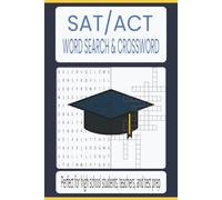SAT/ACT Word Search & Crossword: Word searches with easy to read print about SAT & ACT vocabulary, reading passages, math review and more | 6X9 inches ... for gifts, vacations, leisure time, holidays.
