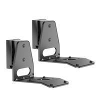 Sat-Fox Wall Mount Suitable for Sonos Era300 - Wall Mount Set of 2, Tilting, Swivelling, Space-Saving, Perfectly Adjustable with Cable Management (Black)