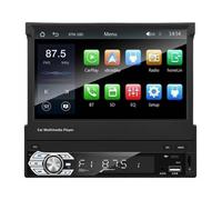 Sat Nav 1 Din MP5 Player 7 Inch Touch Screen Car HD FM AUX Input BT Radio Mirror Link