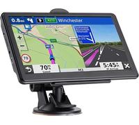 Sat Nav 2025 New UK Europe Map, Touch Screen Car GPS and Support Voice Turn Direction Guidance/Speed and Red Light Warning/Custom Truck Routing (7 inch)