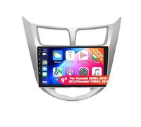 Sat Nav 2G64G Android 15 Car Stereo for Hyundai for Accent 2012-2017 with Wireless Carplay Auto 9" Touchscreen