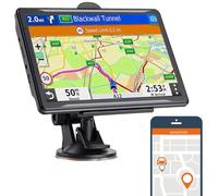 Sat Nav ANDUBEST GPS Navigator，Latest 2025 UK EU Map 7 inch Type-C Touch Screen Car GPS 256-16GB, Voice Turn Direction Guidance, Support Speed and Red Light Warning, Lifetime Free Maps Update