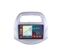 Sat Nav Carplay Car Radio Stereo for Chevrolet Daewoo Matiz Spark Baic Beat 2018-2022 Bluetooth Wifi 4G Dab+ Tpms Mirror Link, Bluetooth Handsfree, Hd, 8 Core 4G+64G