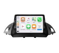 Sat Nav Carplay Car Radio Stereo for Ford Kuga Escape 2013-2016 Bluetooth Wifi 4G Dab+ Tpms Mirror Link, Bluetooth Handsfree/Phone Mirroring, Hd, 8 Core 6G+128G