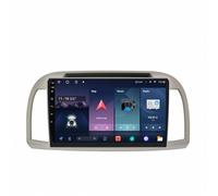 Sat Nav Carplay Car Radio Stereo for Nissan March Micra K12 2002-2010 Backup Camera, Mirror Link, Bluetooth, Voice Control, Gps Navigation, Aux, Voice, 4 Core 4G+64G