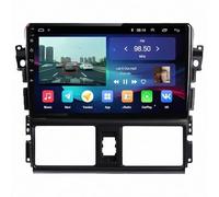 Sat Nav Carplay Car Radio Stereo for Toyota Yaris Vios 2013-2017 Backup Camera, Mirror Link, Bluetooth, Voice Control, Gps Navigation, Aux, Voice Assistant, 8 Core 4G+64G