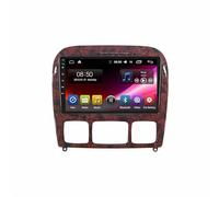 Sat Nav for Car for Mercedes Benz S Class 1998-2005 with Apple Car Play & Android Auto, Portable Touch Screen, Wireless Play Screen with Voice Control Portable, 4 Core 1G＋32G