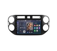 Sat Nav for Car for Volkswagen Tiguan 1 NF 2006-2016 with Apple Car Play & Android Auto, Portable Touch Screen, Wireless Play Screen with Voice Control Gps, 8 Core 4G＋64G