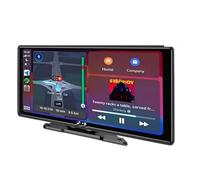 Sat Nav For RVs Trucks SUVs car stereo Radio Tourscreen GPS WIFI carplay Android auto BT MIrror link FM(4LED CAM 64GTF)