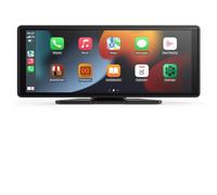 Sat Nav Universal Portable Carplay for Car Screen,Wireless Stereo with Android Auto(Dual Camera 64G Card)