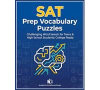 SAT Prep Vocabulary Puzzles: Challenging Word Search for Teens & High School Students: College Ready