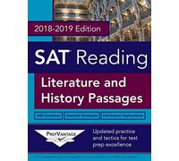 SAT Reading: Literature and History, 2018-2019 Edition
