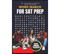 SAT Word Search Puzzle Book: Word Searches with Easy to Read Print for SAT, PSAT Test Prep, Vocabulary Building and More | 6x9 inches, 110 pages | 50+ puzzles...Gift for Student, More