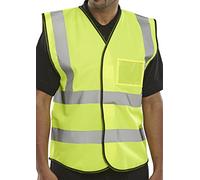 SAT YELLOW ID VEST SMALL (EACH)