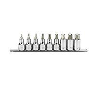 Sata 1/2 Dr 9pc Hex Socket Set 4-17mm With Maximum Strength And Durability
