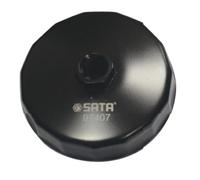 SATA 1/2" Dr. End Cap Oil Filter Wrench 93mm, 15 Flute - ST97407